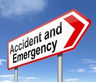 Accident and Emergency Sign