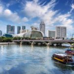 boats on the river in singapore