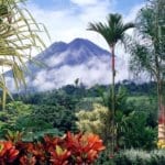 A volcano in Costa Rica.