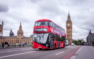 double-decker bus in london