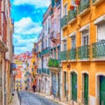 A city view in Lisbon, Portugal, a city with an affordable cost of living