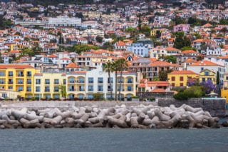  city Funchal on the island Madeira, Portugal.