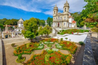 Bom Jesus do Monte shrine in Braga Portugal