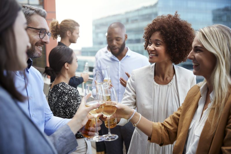 Expats toasting their success