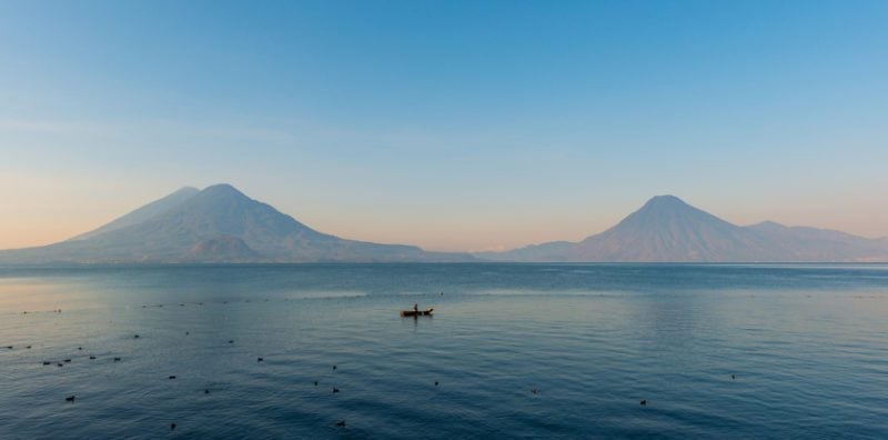 Atitlan Lake Panorama, Guatemala