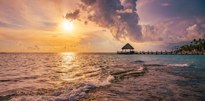 Dominican Republic beach sunset