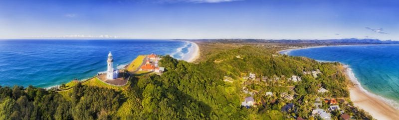 Byron Bay's lighthouse, icon of one of the best places to live in Australia