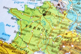A map of France and some of the best cities in France for expats