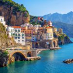 Atrani town on Amalfi coast, Sorrento, Italy