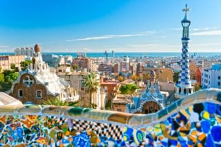 park guell, barcelona, spain