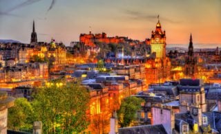 The skyline of Edinburgh, one of the best places to live in the United Kingdom