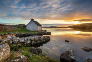 Connemara national park in County Galway in Ireland