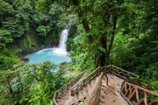 waterfall in costa rica an expat might see when they live there