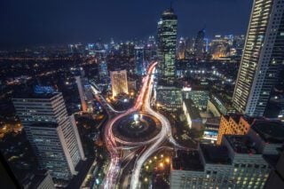 Roundabout HI Jakarta Indonesia