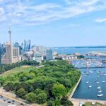 The skyline of Toronto, one of the many sights that make living in Toronto so special