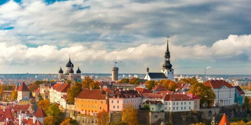 tallinn-estonia an aerial view old town, Tallinn, Estonia, one of the best places to live in Europe