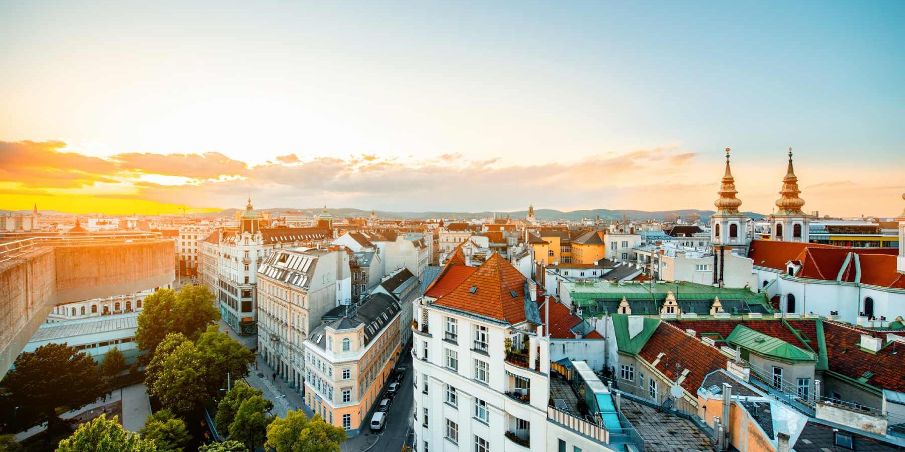 vienna-austria Rooftops in Vienna, Austria, one of the best places to live in Europe and one of the safest places to live in the world